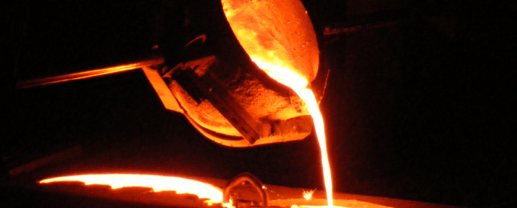 Pouring Metal at the Willman Industries Iron Foundry