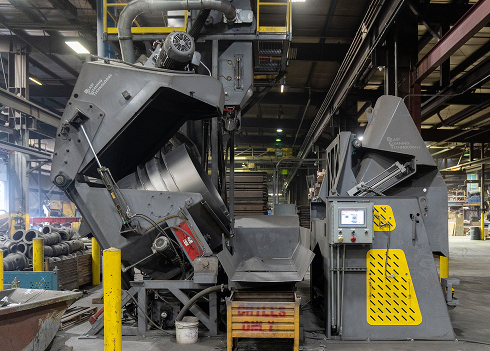 Willman Industries drum blast from Blast Cleaning Technologies