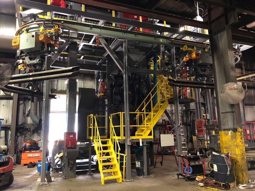 Willman Industries spinner hanger from Blast Cleaning Technologies